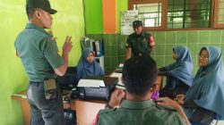 Kunjungan Ke Sekolah, Babinsa Lakukan Pendataan Perubahan Jumlah Siswa