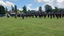 Babinsa Latih PBB Dasar dan PPM kepada Siswa Ketarunaan