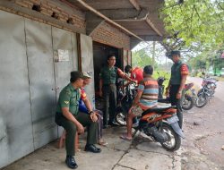 Babinsa Imbau Warga Tingkatkan Kewaspadaan Antisipasi Maraknya Pencurian