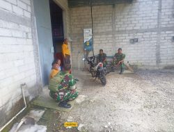 Babinsa Berikan Motivasi dan Semangat Berusaha untuk Meningkatkan Ekonomi Keluarga