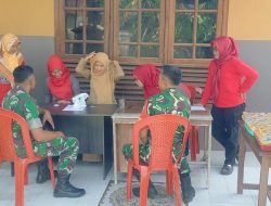 Babinsa Bersama Kader Posyandu Bahas Program Pemberian Makan Bergizi Gratis