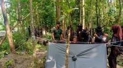 Babinsa Ajak Siswa Ketarunaan Berbivak di Hutan, Tingkatkan Keterampilan Bertahan Hidup dan Kecintaan Alam