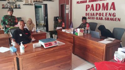 Babinsa Kunjungi Perangkat Desa Guna Dapatkan Data Administrasi Kependudukan yang Akurat