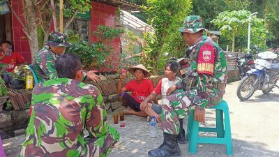 Babinsa Berikan Motivasi Warga, Dorong Semangat Kerja Demi Perbaikan Ekonomi Keluarga