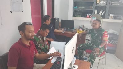 Babinsa Laksanakan Pendataan Luas Tambah Tanam (LTT) Sawah di Wilayah 