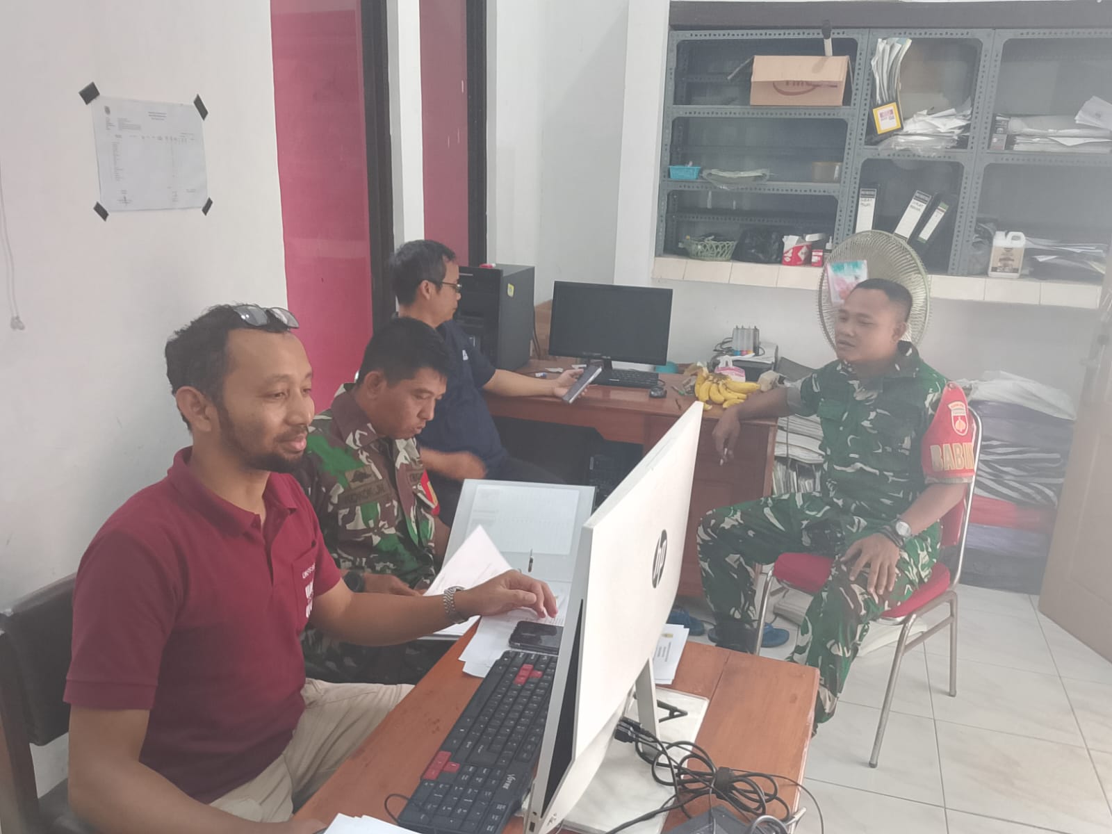 Babinsa Laksanakan Pendataan Luas Tambah Tanam (LTT) Sawah di Wilayah 