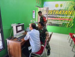 Babinsa Lakukan Pendataan Sawah Tadah Hujan untuk Antisipasi Musim Kemarau