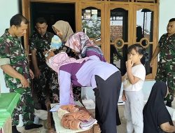 Babinsa Pantau Tumbuh Kembang Balita, Dorong Partisipasi Warga di Posyandu