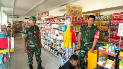 Babinsa Cek Stok Sembako, Antisipasi Kelangkaan Jelang Lebaran