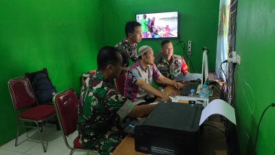 Babinsa Lakukan Pemutakhiran Data Pertanian Bersama PPL