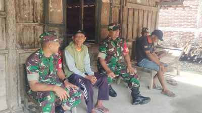 Babinsa Gelar Komsos, Serap Aspirasi dan Jaga Kondusifitas Wilayah