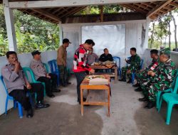 Danramil Komsos dengan Mantri Hutan, Bahas Pengembangan Potensi Kawasan Hutan