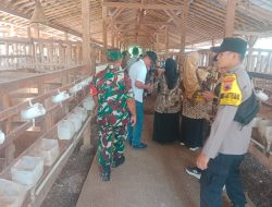 Babinsa Cek Kebersihan Kandang Peternak Kambing, Ingatkan Pentingnya Sanitasi
