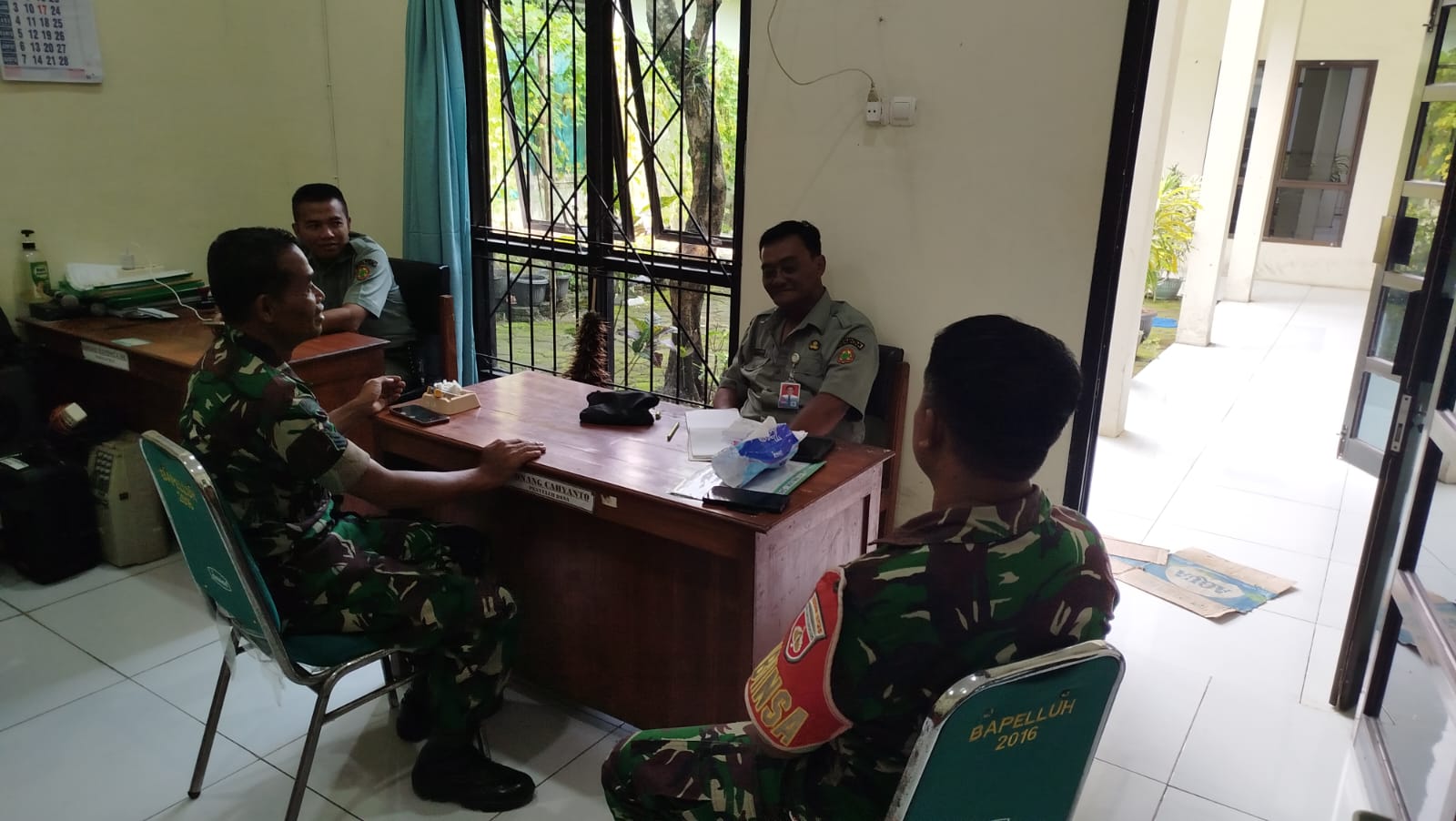 Babinsa Kunjungi Kantor PPL, Sinkronkan Data Lahan Panen dan Belum Panen