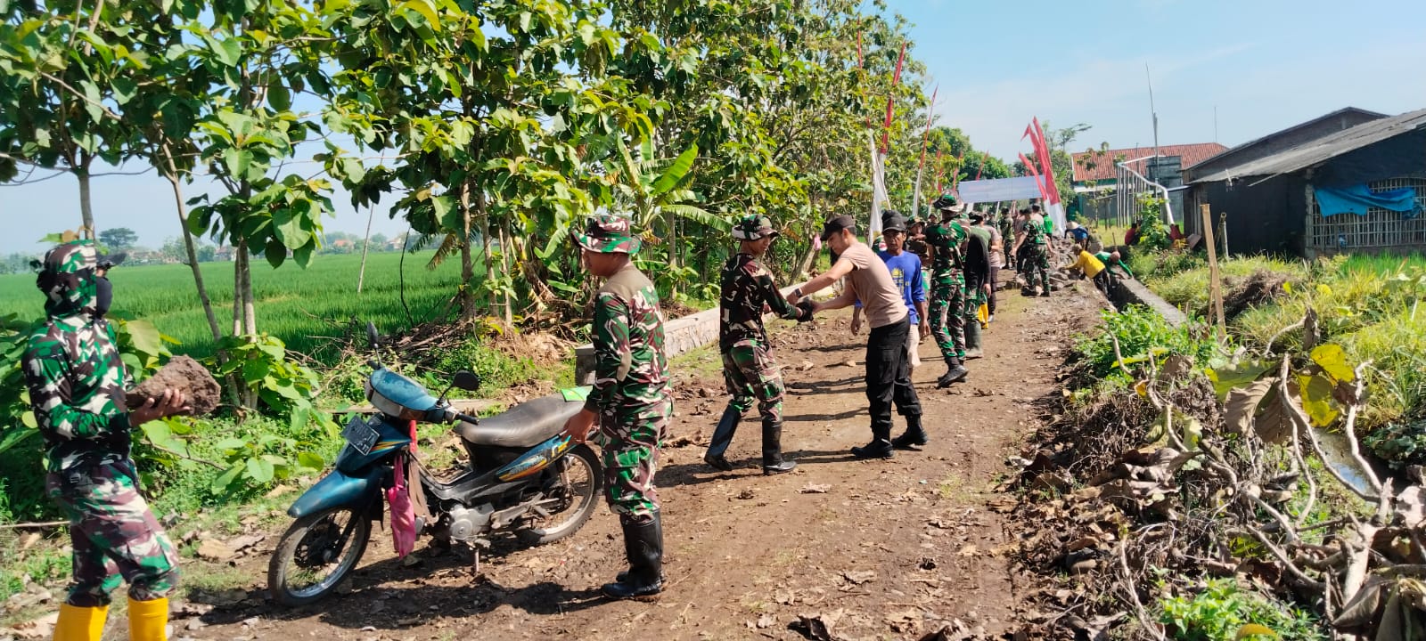 DANRAMIL pimpin Estafet Batu percepat Kerja