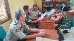 Gandeng PPL, Babinsa Lakukan Pemetaan Luas Lahan