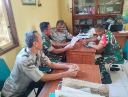 Gandeng PPL, Babinsa Lakukan Pemetaan Luas Lahan