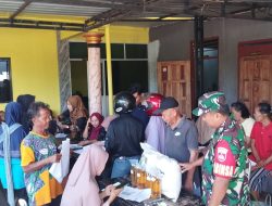 Babinsa Kawal Pendistribusian Bantuan Beras dan Minyak Kita Periode Februari–Maret 2026