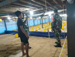 Babinsa Imbau Pemilik Kandang Ayam Jaga Kebersihan Lingkungan