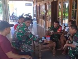Babinsa Jalin Silaturahmi dengan Tokoh Masyarakat, Mengetahui Kondisi Wilayah