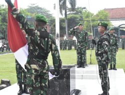 Demi Menumbuhkan Nasionalisme, Kasdim Pimpin Upacara Bendera Hari Senin