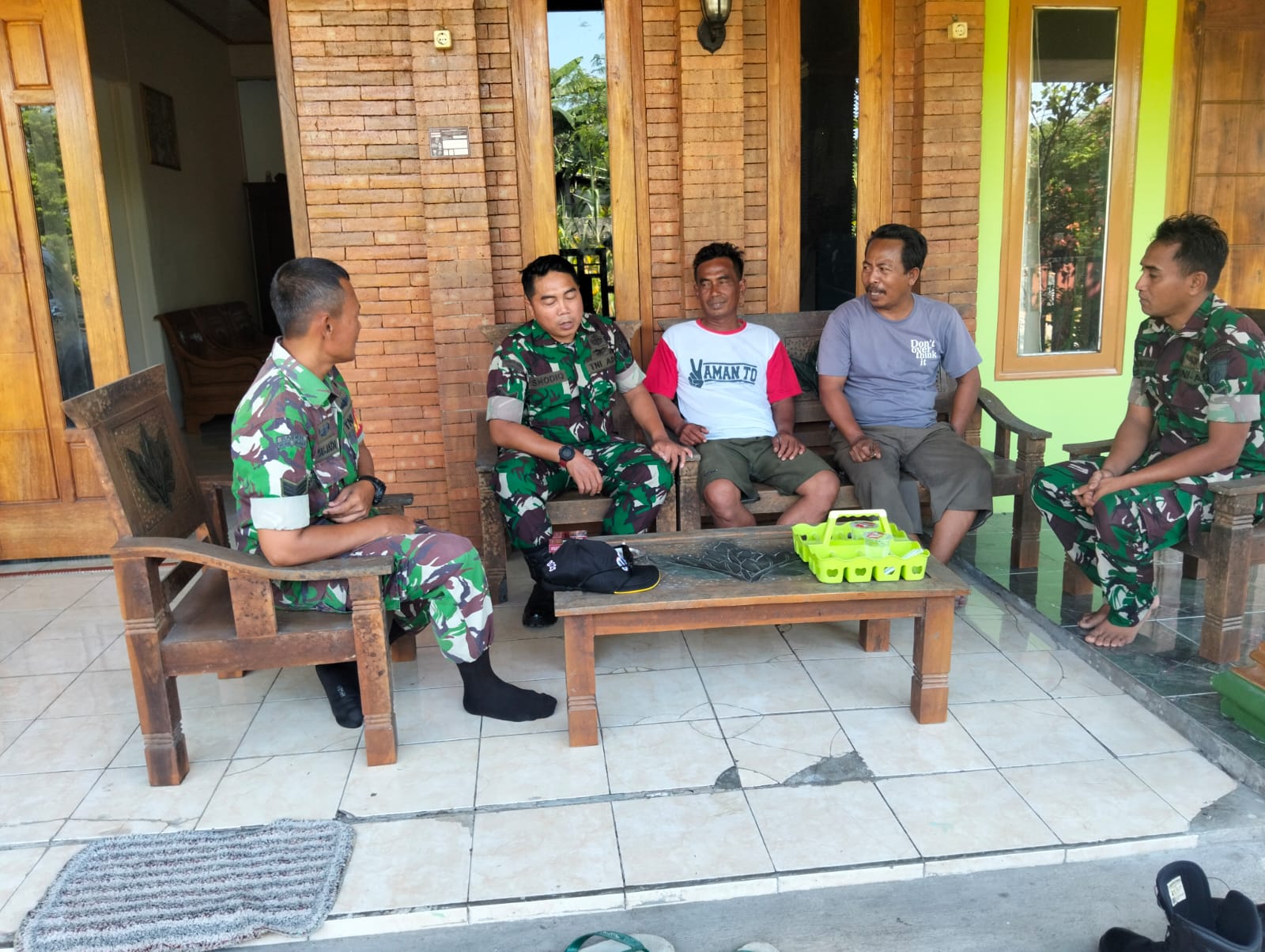 Ketua RT Jadi Mitra Babinsa dalam Mengetahui Kondisi Wilayah