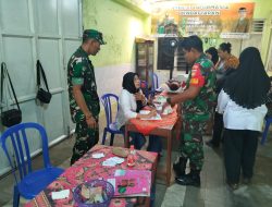 PEDULI LANSIA, BABINSA DAMPINGI PENDATAAN KESEHATAN DI POSYANDU LANSIA