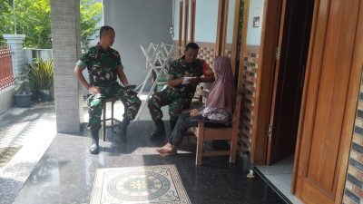 Ada Warga Pendatang, Babinsa Gercep Data Identitas Demi Keamanan