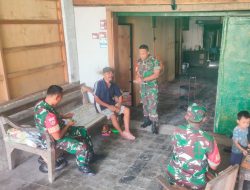 Babinsa Turun Langsung ke Wilayah, Perbarui Data Penerima Bantuan Sosial