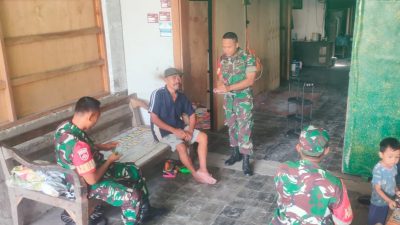 Babinsa Turun Langsung ke Wilayah, Perbarui Data Penerima Bantuan Sosial Babinsa Turun Langsung ke Wilayah, Perbarui Data Penerima Bantuan Sosial