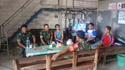 Saat Komsos, Babinsa Sampaikan Pesan Berharga: Waspadai Kenakalan Remaja