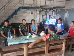 Saat Komsos, Babinsa Sampaikan Pesan Berharga: Waspadai Kenakalan Remaja