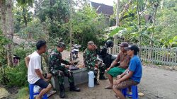 Babinsa Ajak Warga Aktifkan Kembali Kerja Bakti Demi Kebersihan Lingkungan