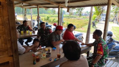 Makan Soto Jadi Sarana Babinsa Dekatkan Diri dengan Masyarakat