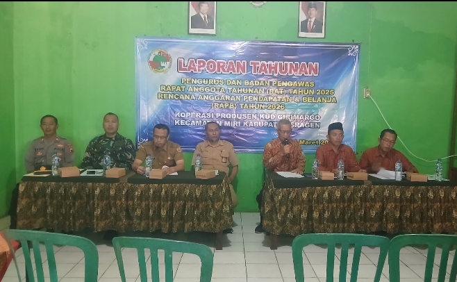 Suyatno Hadiri Undangan RAT Koperasi Produsen KUD, Dukung Penguatan Ekonomi Masyarakat