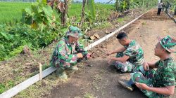 Pengobat Rasa Rindu Anggota Satgas TMMD Reg Ke-128 Sragen
