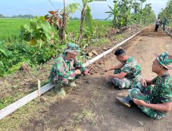 Pengobat Rasa Rindu Anggota Satgas TMMD Reg Ke-128 Sragen