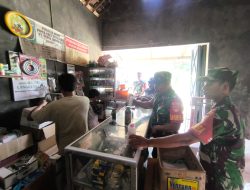 CEK GUDANG KIOS, BABINSA PASTIKAN OBAT HAMA DAN PUPUK SUBSIDI TERSEDIA