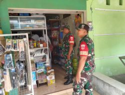 Babinsa Aktif Monitor dan Pantau Wilayah Binaan Demi Keamanan dan Ketertiban