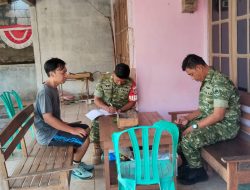 Pendataan Logwil, Babinsa Berharap Potensi Wilayah Dapat Terdeteksi Secara Optimal