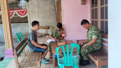 Pendataan Logwil, Babinsa Berharap Potensi Wilayah Dapat Terdeteksi Secara Optimal