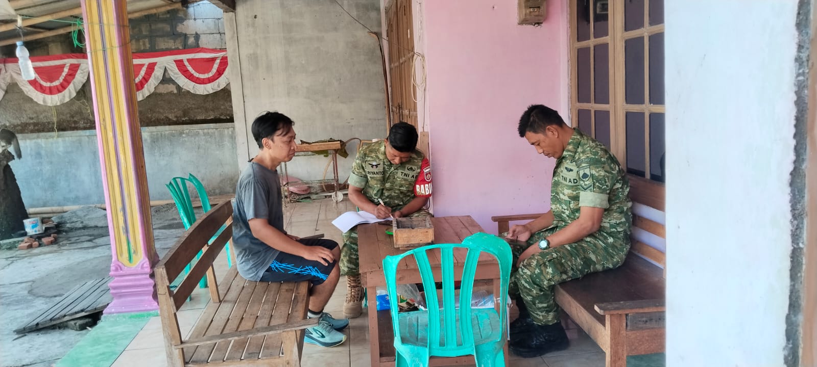 Pendataan Logwil, Babinsa Berharap Potensi Wilayah Dapat Terdeteksi Secara Optimal