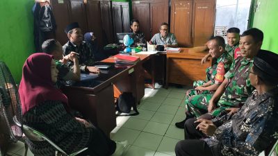 PERKUAT SINERGI, BABINSA KOMSOS DI KANTOR KUA BAHAS KETAHANAN KELUARG