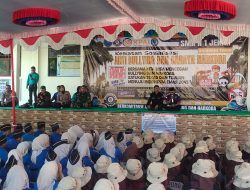 Danramil Jenar Hadiri Sosialisasi Anti Bullying dan Narkoba oleh BNN di SMKN I Jenar