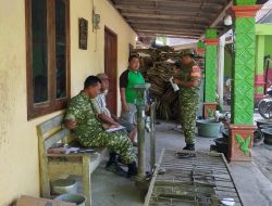 Pastikan Data Akurat, Babinsa Laksanakan Validasi Jumlah Kelompok Tani di Wilayah