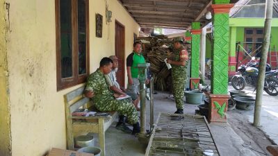 Pastikan Data Akurat, Babinsa Laksanakan Validasi Jumlah Kelompok Tani di Wilayah