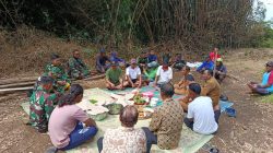 Awali pembangunan Sumur bor, warga gelar selamatan