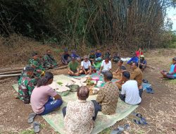 Awali pembangunan Sumur bor, warga gelar selamatan