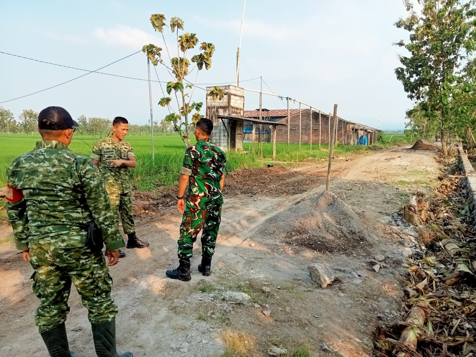Inilah Penampakan Jalan Yang Akan Digarap Pada Program TMMD Reg 128 Kodim 0725/Sragen