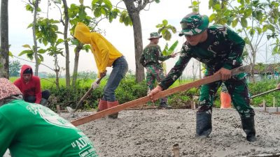 Fitnes Ala Anggota Satgas TMMD